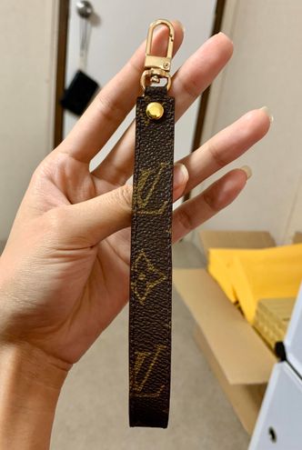 Louis Vuitton Upcycled Monogram Wristlet Strap Brown - $75 - From