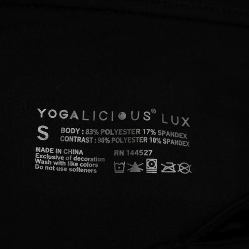 Yogalicious Lux Leggings Size Small Hi Rise Ankle Stretch Legging RN144527