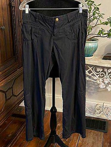 Athleta Dipper Cargo Pants Size 8 SPF‎ 50 Black Hiking Athletic