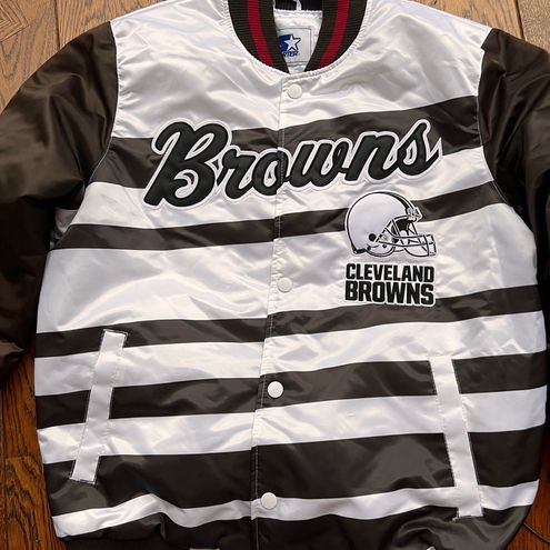 Starter Cleveland Browns Bomber jacket NWT Size undefined - $76 New With  Tags - From Alex