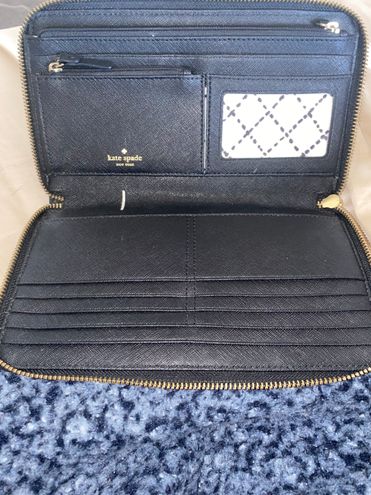 Kate spade new york laurel store way talla saffiano leather wallet clutch