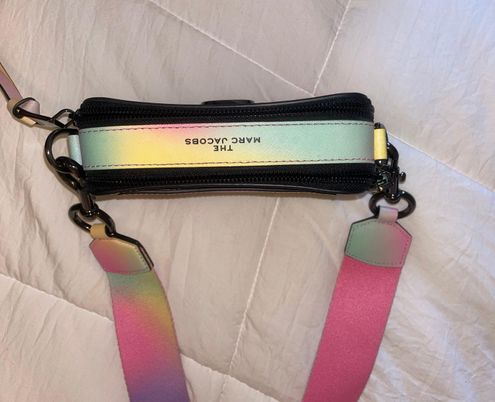 $612>$400 ! Marc Jacob Snapshot Airbrush Rainbow Sling Bag, Luxury