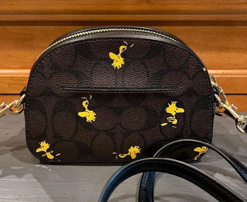 Coach X Peanuts Mini Serena Crossbody With Woodstock