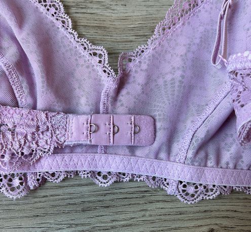 Free People, Intimates & Sleepwear, Nwt Free People Maya Multiway Lace  Bralette Bra In Lilac Purple L