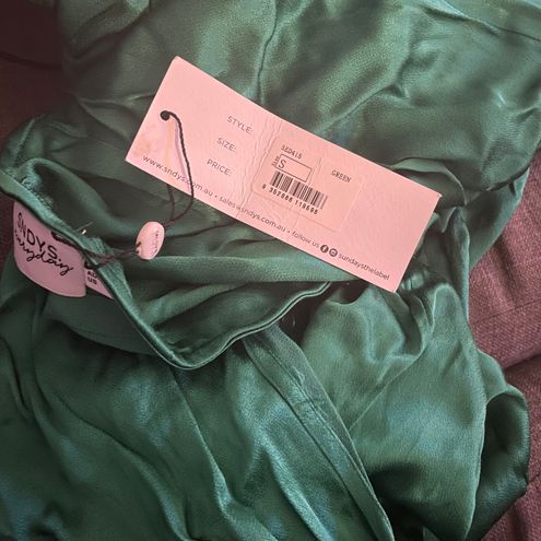 SNDYS x REVOLVE Halter Maxi Dress in Green