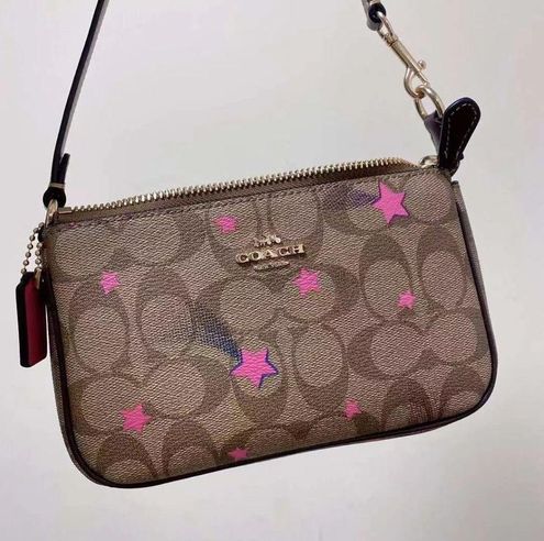 Coach Nolita 19 In Signature Canvas With Disco Star Print