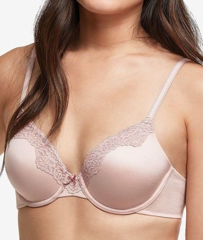 Maidenform Comfort Devotion T-Shirt Bra Lace Lightly Padded