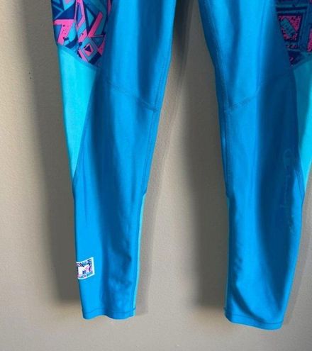 Champion medium retro mtv blue leggings - $36 - From Brittany