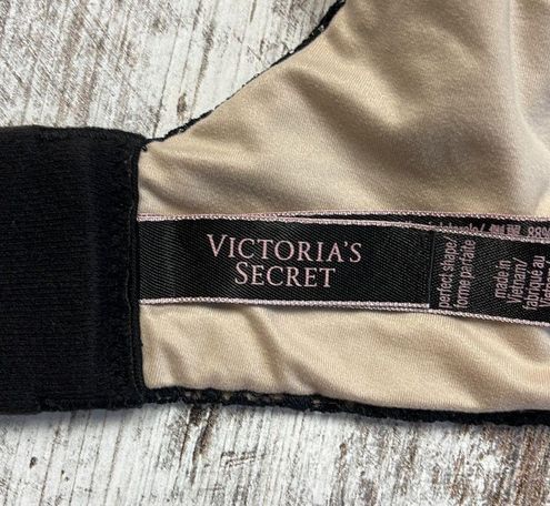 Victoria's Secret 38DD // Body By Victoria Black/Nude Lace Perfect Shape Bra  Size undefined - $19 - From Gayle