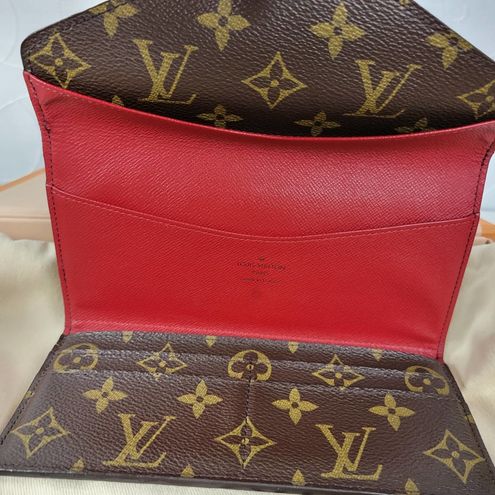 Louis Vuitton Paris Monogram Josephine Wallet Red Rouge Long Trifold  Leather - $328 - From Annette