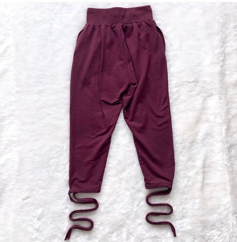 Gymshark Ark High Waisted Joggers - Berry Red