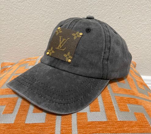 Patches of Upcycling Cowboy Sun Hat in Grey with Louis Vuitton Ribbon –  Stealing Underwear