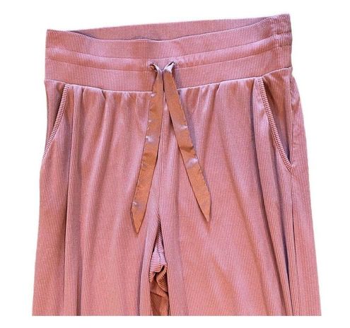 Victoria’s Secret Mauve Pink Soft Ribbed Lounge Pajama Joggers Pants Size M  