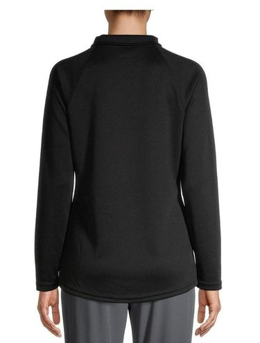 Avia Womens Long Sleeve Active Wear Side Pocket 1/4 Zip Pullover