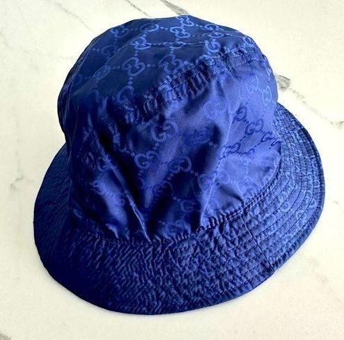 Gucci Off The Grid Bucket Hat Blue