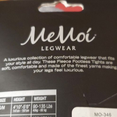 MeMoi Fleece Footless Tights MO-346