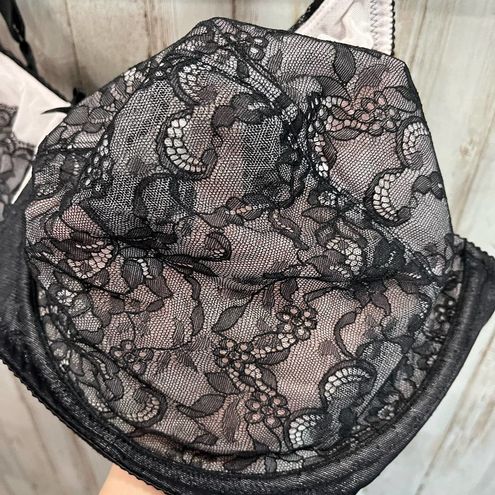 Wacoal Women's Retro Chic Full Figure Black Lace Underwire Bra 44G Size  undefined - $35 - From Destiny