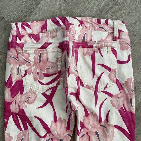 Joe's Jeans High Water Magenta Floral Capris 28 Pink - $19 (90% Off Retail)  - From Jennifer