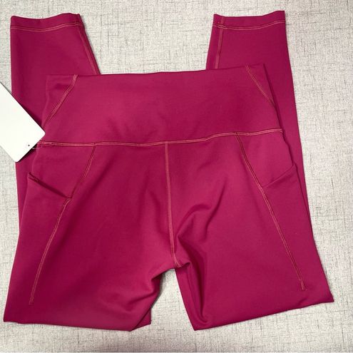 Lululemon Wunder Train High Rise Tights Leggings Pomegranate 10 Nwt - $102  New With Tags - From Marie