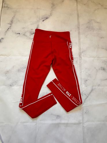 Zyia Light n Tight Logo Stripe 28 Legging in Red Size 4 - $68 (11% Off  Retail) - From Amy