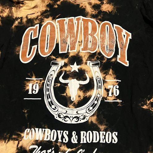 cowboys tie dye shirt