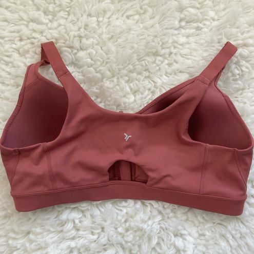 Old Navy NWOT POWERSOFT GO DRY DARK ROSE SPORTS BRA Size undefined - $20 New  With Tags - From M
