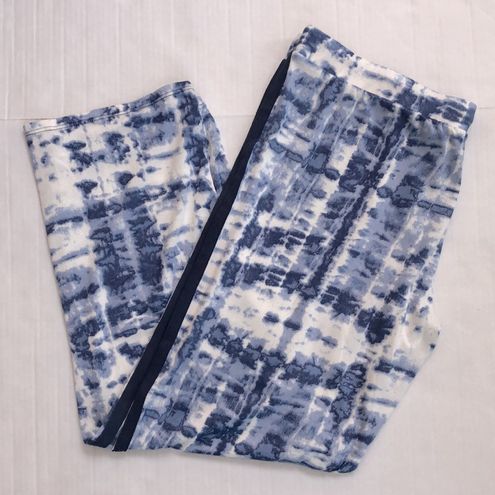 Lucky Brand Tie Dye Blue White Soft Loungewear Pajama Bottoms Pants Size  Large - $12 - From Kat