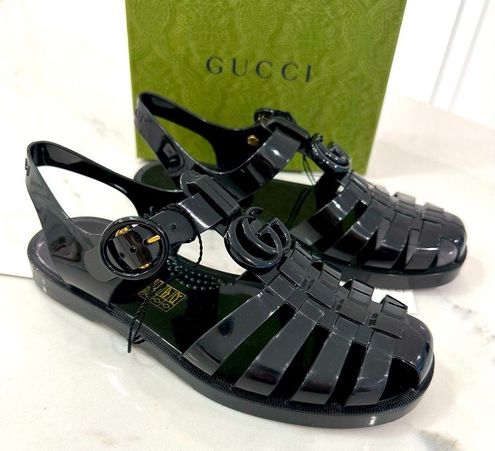 Sandal Gucci White size 6 US in Rubber - 34176966