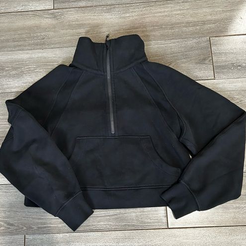 Lululemon Black Scuba Oversized Funnel Neck Half Zip Sweatshirt Size M/L  Size M - $78 (33% Off Retail) - From M