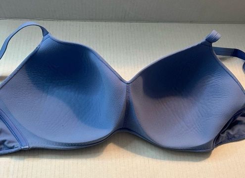 Wacoal Bra How Perfect Wire Free T-Shirt Bra in Blue Sz 38D GUC