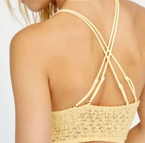 Free People Miss Dazie bralette Yellow Size XS - $38 New With Tags - From  Samsara