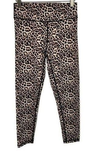 Zyia Scrunchy What Leopard Print Leggings. Size 2