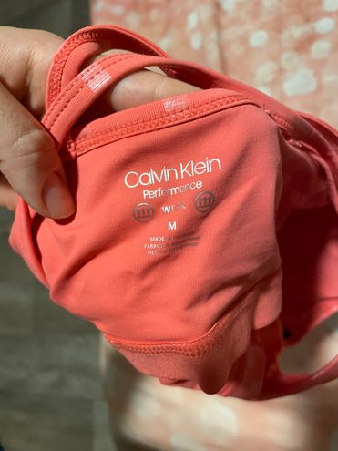 Calvin Klein performance crop top built in bra Pink Size M - $15 (70% Off  Retail) - From Lindsey