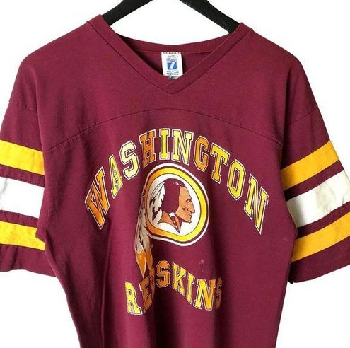 VINTAGE NFL WASHINGTON REDSKINS HOODIE SWEATSHIRT 1980S MEDIUM