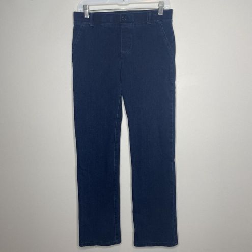 Betabrand Straight Leg Yoga Denim Pants Indigo Blue Size Medium - $40 -  From Adelai