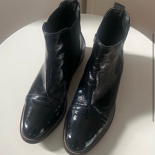 Fernando Strappa Leather Boots Black Size 9 - $82 (53% Off Retail) - From  Alessia