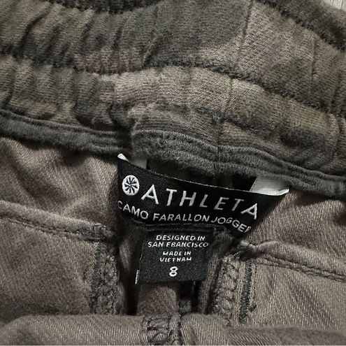 ATHLETA FARALLON JOGGER IN BLACK OLIVE CAMO PRINT 2P!