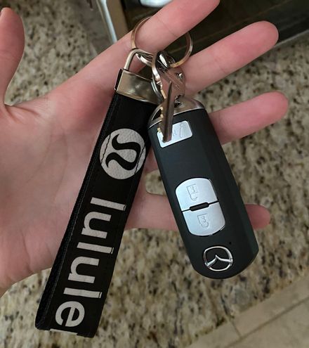 all hours lululemon keychain