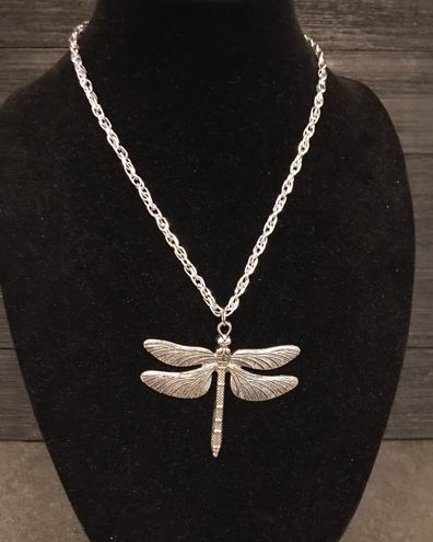 Paparazzi 31” Silver Tone Necklace With Giant Dragonfly Pendant/ New Large  2020 Nature Jewelry / We Ship Fast! - $23 - From PrettyCheap