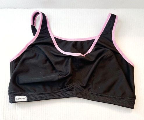 Glamorise Sports Bra No-Bounce Camisole Sports Bra in Black