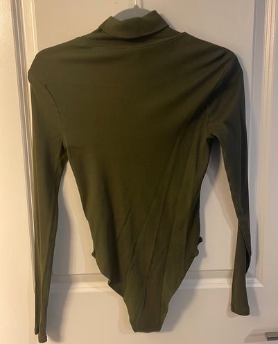 H&M Turtleneck Bodysuit Green Size M - $15 - From Lacey