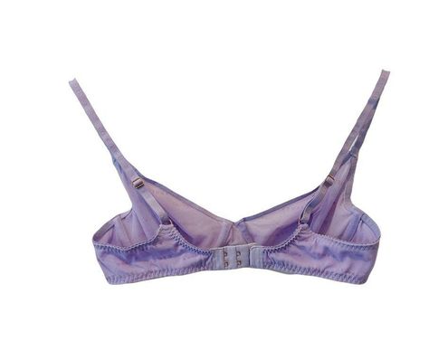 Savage x Fenty Flocked Logo Unlined Demi Cup Bra Sz 34B - $23 - From Addie