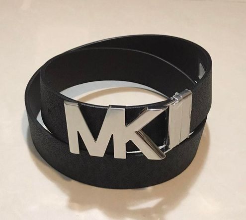 Michael Kors Women's Belt Mk Signature Monogram Logo Reversible