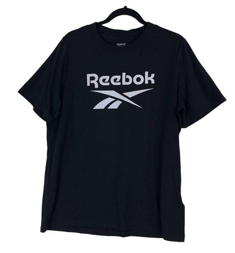 From t-shirt top New Reebok Cynthia Size black tee RI $19 With - XL Tags - BL