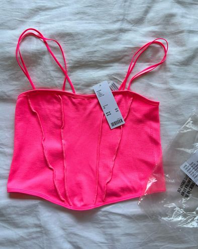 Out From Under Fiona Seamless Seamed Bra Crop Top Pink Size XL - $20 (20%  Off Retail) New With Tags - From Aleyda
