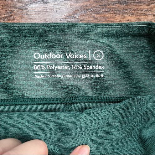 Outdoor Voices • 3/4 Warm-Up Leggings crop Hunter Green compression workout  - $35 - From Ellen