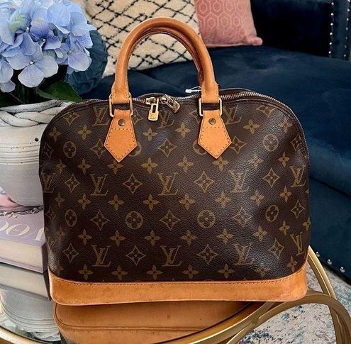 Louis Vuitton Authentic Alma Monogram Handbag Tote Purse