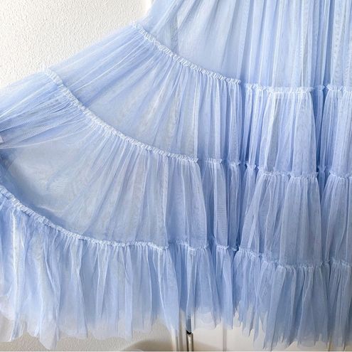 The Tiny Tulle Ellie Nap Dress | Powder Blue | Hill House Home - 3-4Y