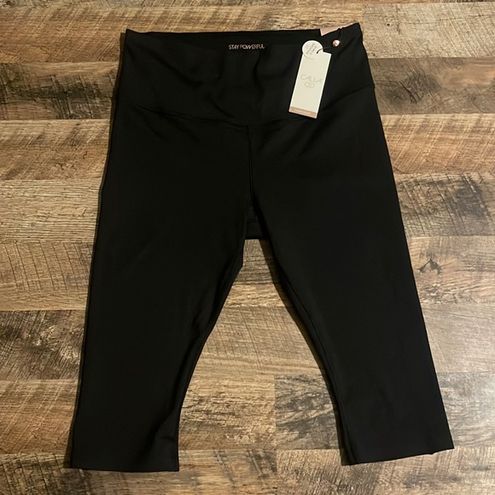 NWT Calia Crop Black Leggings - Large - $41 New With Tags