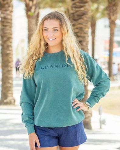 The Seaside Style Blue Spruce Unisex Seaside Sweatshirt Size M